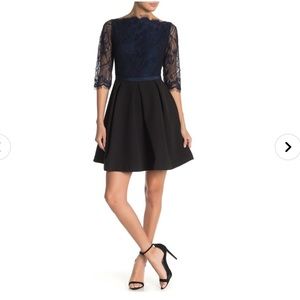 NWOT FRNCH Lace 3/4 Sleeve Dress